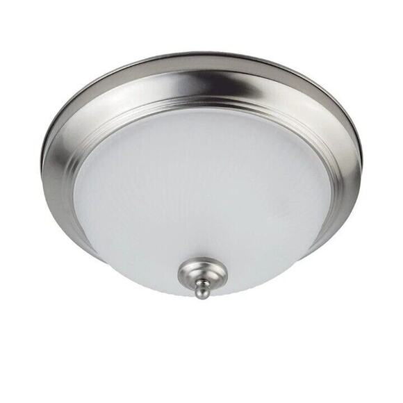 Thomas Lighting 13" CEILING HALLWAY Light Flush Mount SILVER BRUSHED NICKLE - Picture 1 of 10